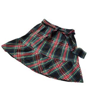 J Crew Classic Tartan Plaid Skirt Midi Size 10